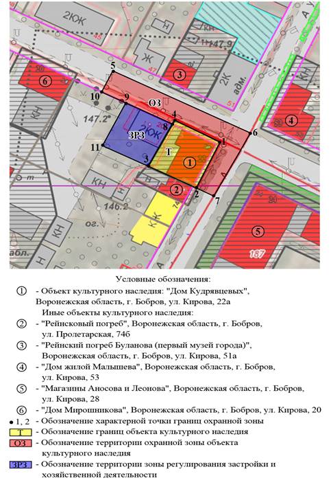 Постановление правительства Воронежской области от 28.06.2021 N 374 "Об утверждении зон охраны объектов культурного наследия регионального значения, расположенных на территории городского поселения - город Бобров, и требований к градостроительным регламентам в границах территорий зон охраны"