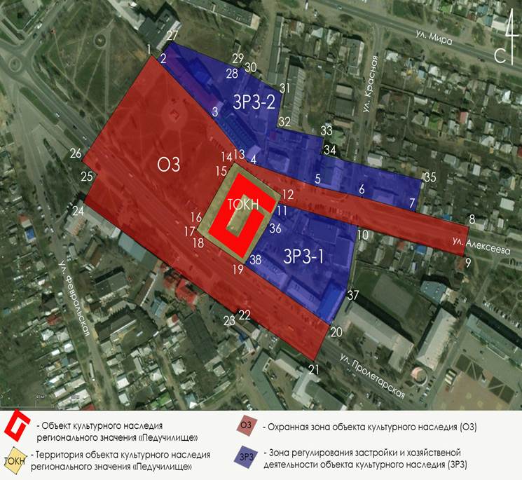 Постановление правительства Воронежской области от 01.06.2022 N 374 "Об утверждении зон охраны объекта культурного наследия регионального значения "Педучилище", расположенного по адресу: Воронежская область,Россошанский район, г. Россошь,ул. Пролетарская, 61 (уточненный адрес - Воронежская область,Россошанский район, г. Россошь,ул. Пролетарская, 67), и требований к градостроительным регламентам в границах территорий указанных зон "