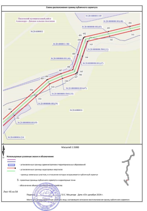 Постановление Правительства Воронежской области от 26.06.2026 N 420 "Об установлении публичного сервитута". Рис. 69