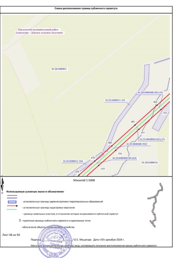 Постановление Правительства Воронежской области от 26.06.2026 N 420 "Об установлении публичного сервитута". Рис. 70
